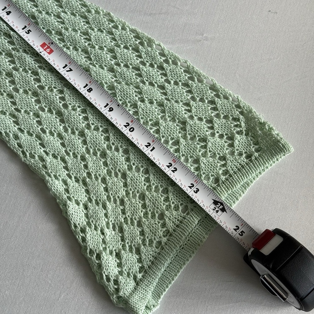 Crochet Open Knit Beach Cover Up Size S Dress Boho Festival Beach Hippie Resort - Picture 13 of 13